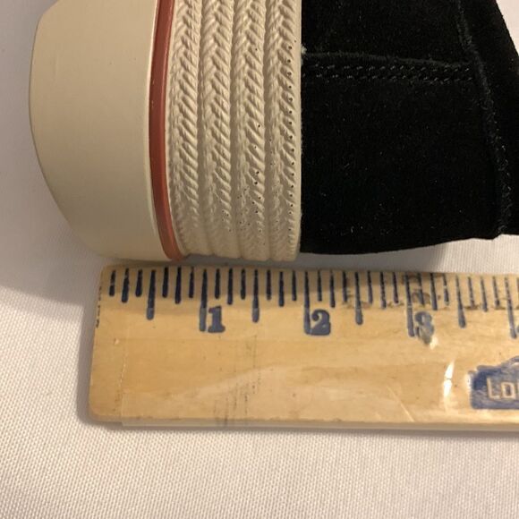 Ruiatoo Size 5.5 women’s low top black platform moccasins faux suede - Picture 7 of 9